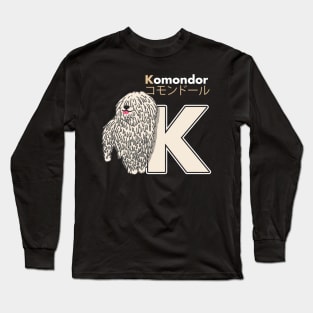 Komondor Letter K Long Sleeve T-Shirt